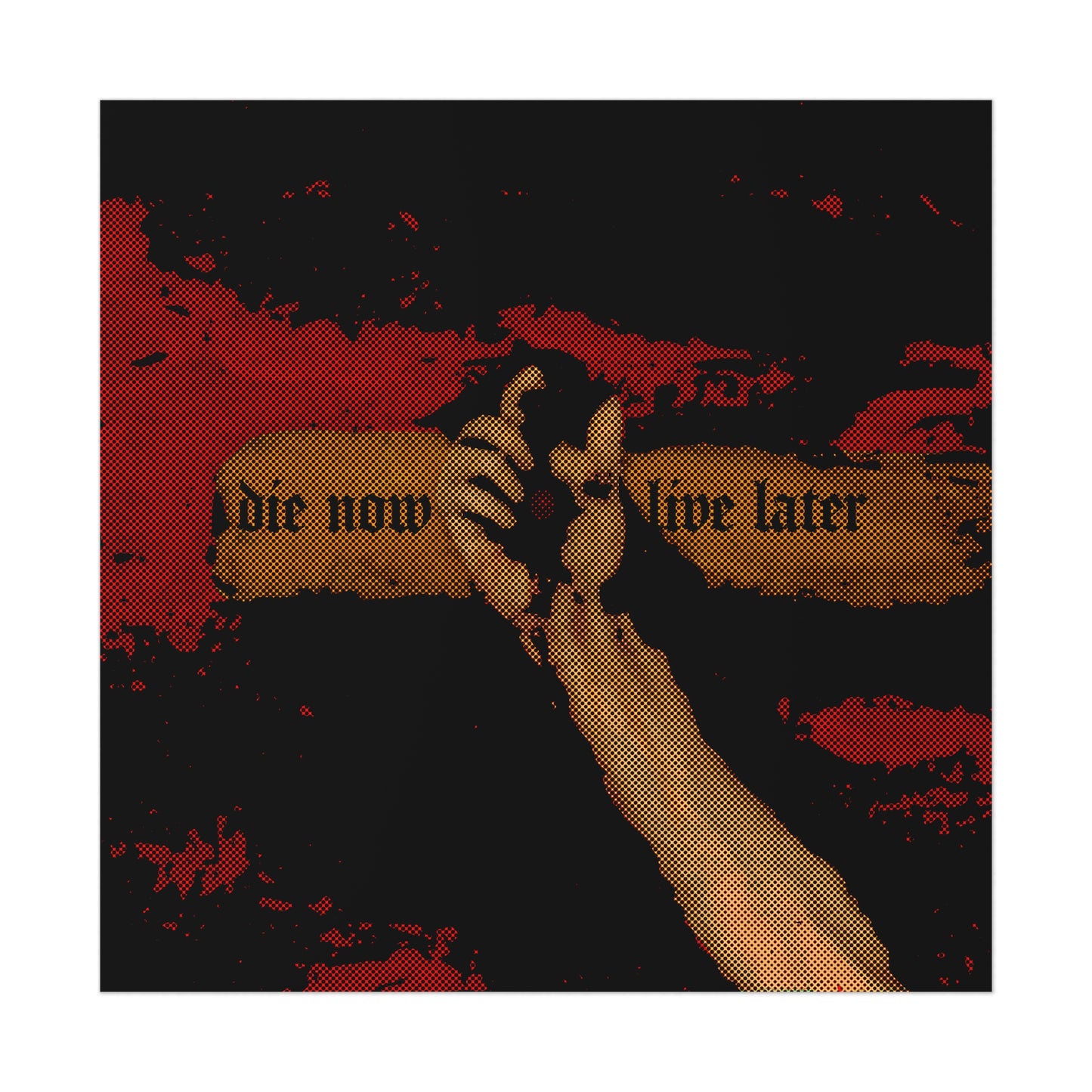 Die Now, Live Later No. 2 | Orthodox Christian Art Poster