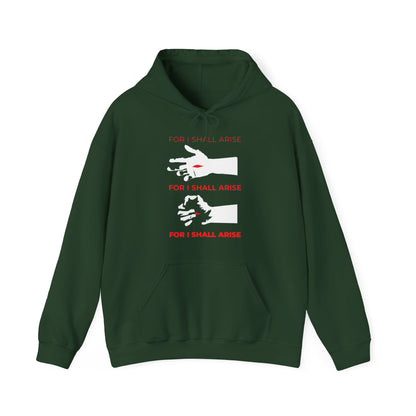 For I Shall Arise (Canon of Holy Saturday) No. 1 | Orthodox Christian Hoodie / Hooded Sweatshirt