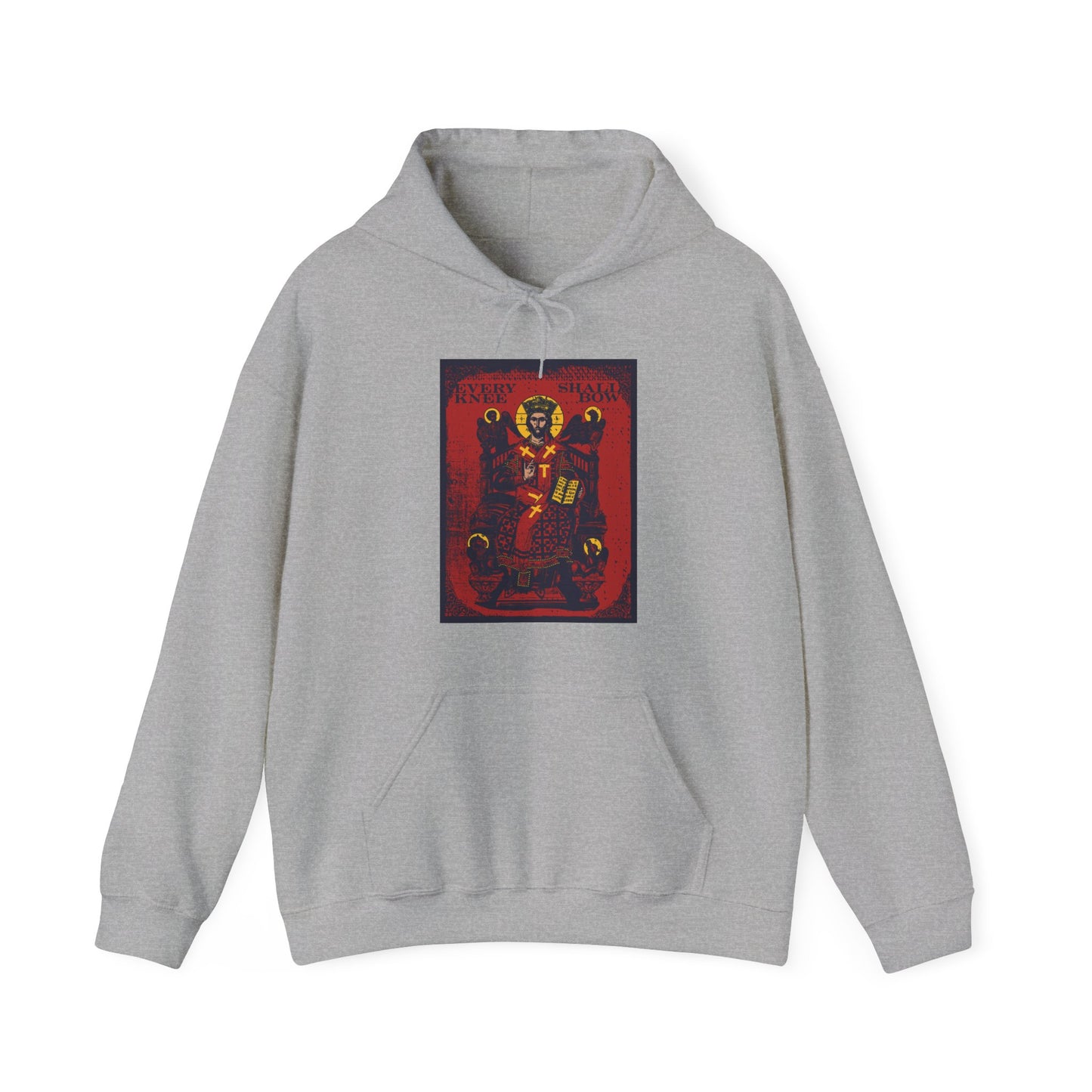 Every Knee Shall Bow (Jesus Christ IkonoGraphic) No. 1 | Orthodox Christian Hoodie