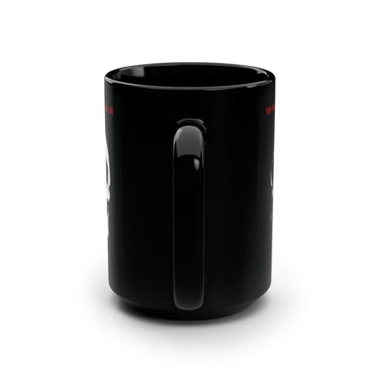 The Final Enemy That Shall Be Destroyed (1 Cor 15:26) | Skull in Crosshairs | Gothic Style Orthodox Christian Black Mug