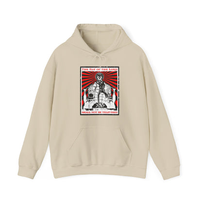 The Day of the Lord Shall Not Be Televised | Jesus Christ Enthroned Iconographic | Second Coming | Revelation | Orthodox Christian Hoodie
