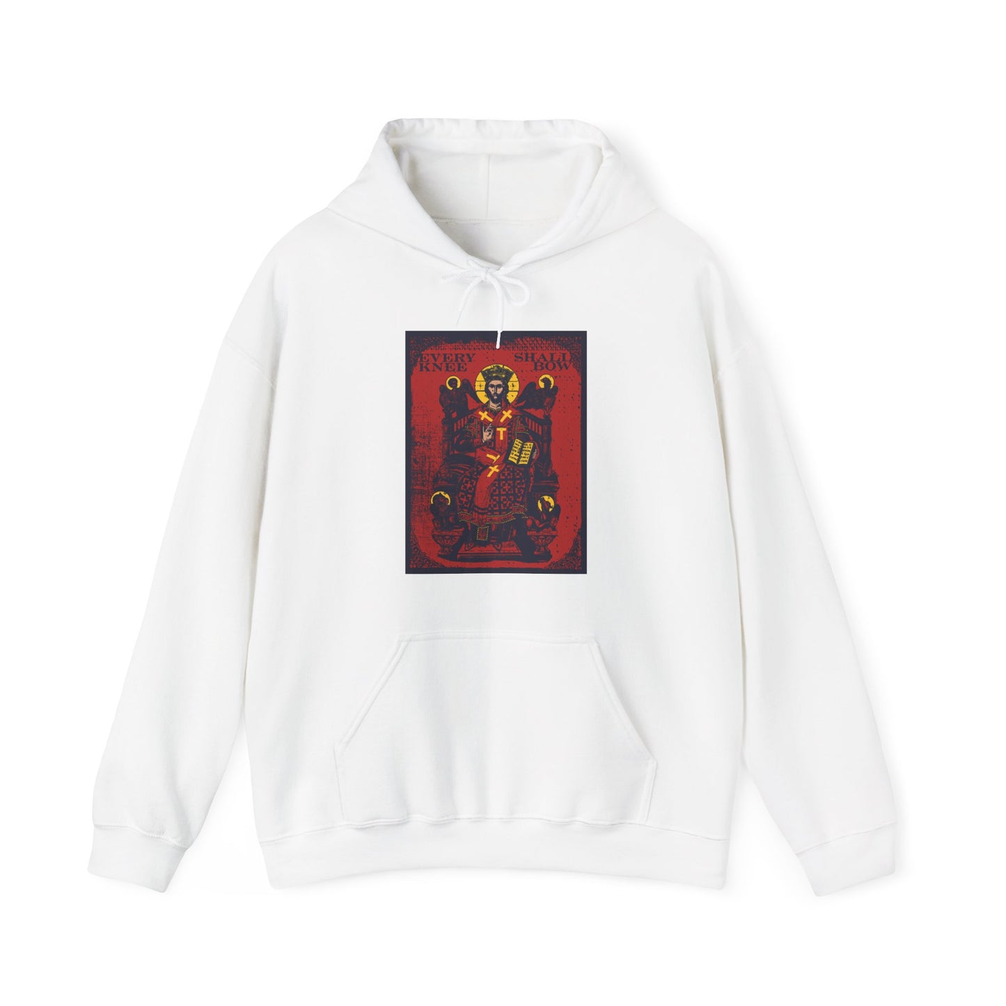 Every Knee Shall Bow (Jesus Christ IkonoGraphic) No. 1 | Orthodox Christian Hoodie