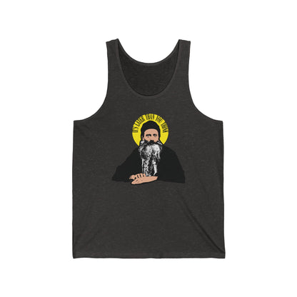 It's Later Than You Think No. 5 (Fr Seraphim Rose) | Orthodox Christian Jersey Tank Top / Sleeveless Shirt