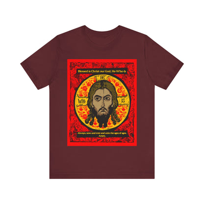 Icon Made-Without-hands (Mandylion/Image of Edessa) IconoGraphic No. 1 | Orthodox Christian T-Shirt