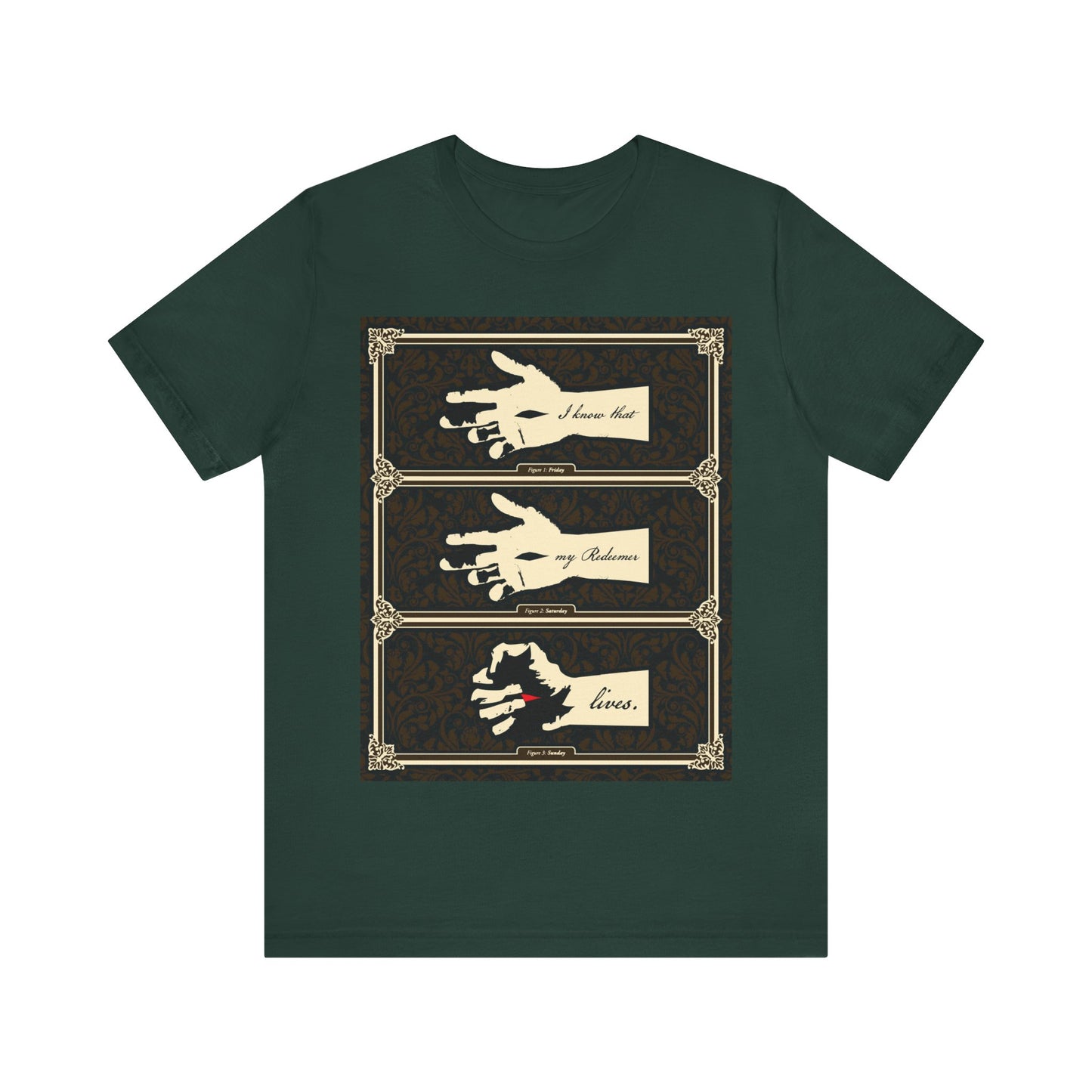 I Know That My Redeemer Lives (Job 19:25) No. 1  | Orthodox Christian T-Shirt
