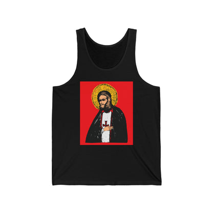 Acquisition of the Holy Spirit (St Seraphim of Sarov) No. 1 | Orthodox Christian Double-Sided Jersey Tank Top / Sleeveless Shirt