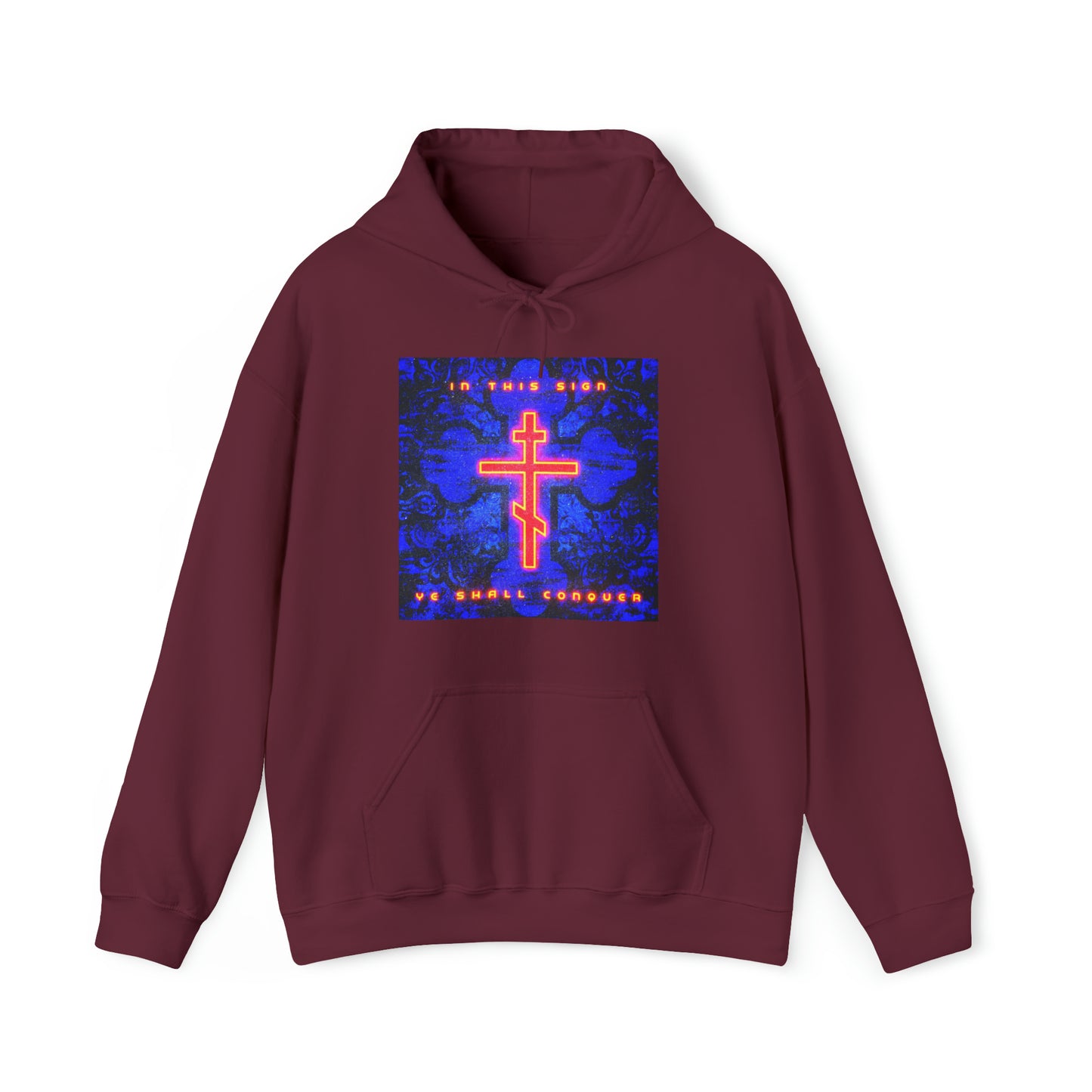 In This Sign Ye Shall Conquer No. 6 | Orthodox Christian Hoodie / Hooded Sweatshirt