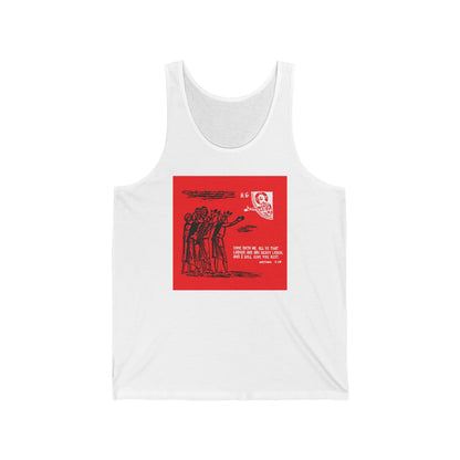 Come Unto Me, All Ye That Labour and Are Heavy Laden No.1 | Orthodox Christian Jersey Tank Top / Sleeveless Shirt