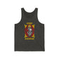 Christ Enthroned IconoGraphic (To the One Who Is Victorious) No. 1 | Orthodox Christian Jersey Tank Top / Sleeveless Shirt