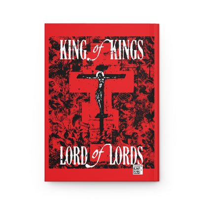 King of Kings, Lord of Lords (Jesus Christ Crucifix IconoGraphic) No. 1 | Orthodox Christian Hardcover Blank Journal