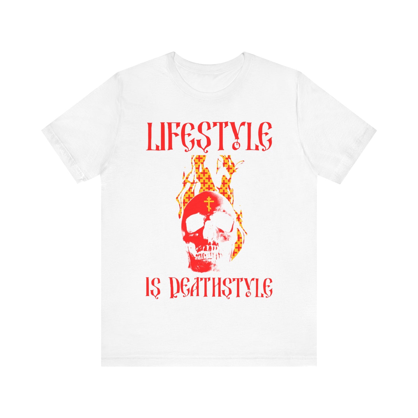 Lifestyle is Deathstyle No.1 | Orthodox Christian Cotton T-Shirt