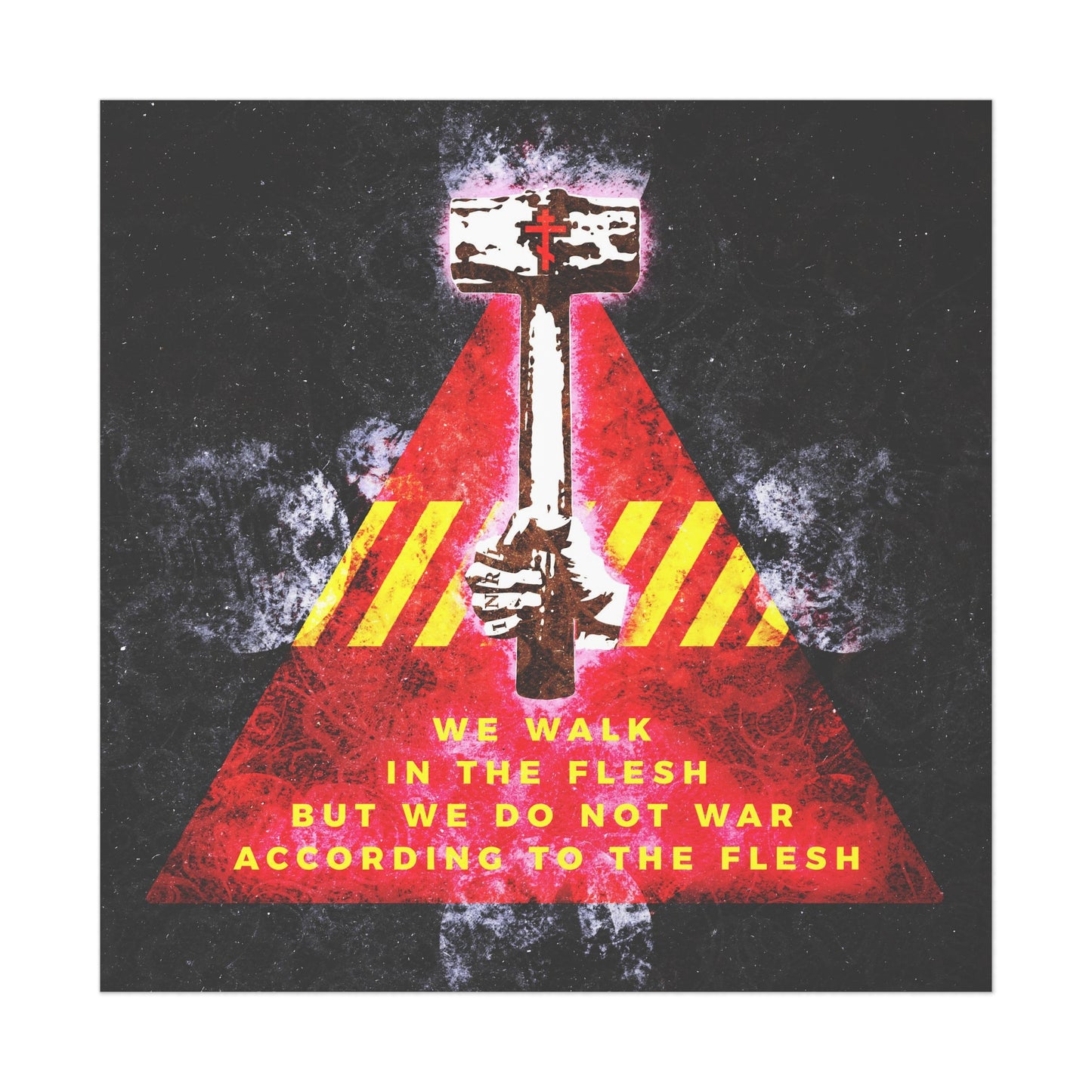 We Do Not War According to the Flesh No. 2 | Orthodox Christian Art Poster