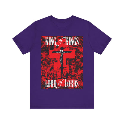 King of Kings, Lord of Lords (Jesus Christ Crucifix IconoGraphic) No. 1 | Orthodox Christian T-Shirt