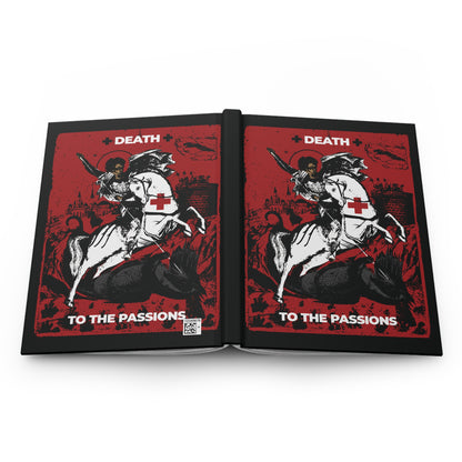 St George Slaying the Dragon | Death to the Passions | Unseen Warfare | Ascetic Orthodox Christianity | Orthodox Christian Hardcover Journal