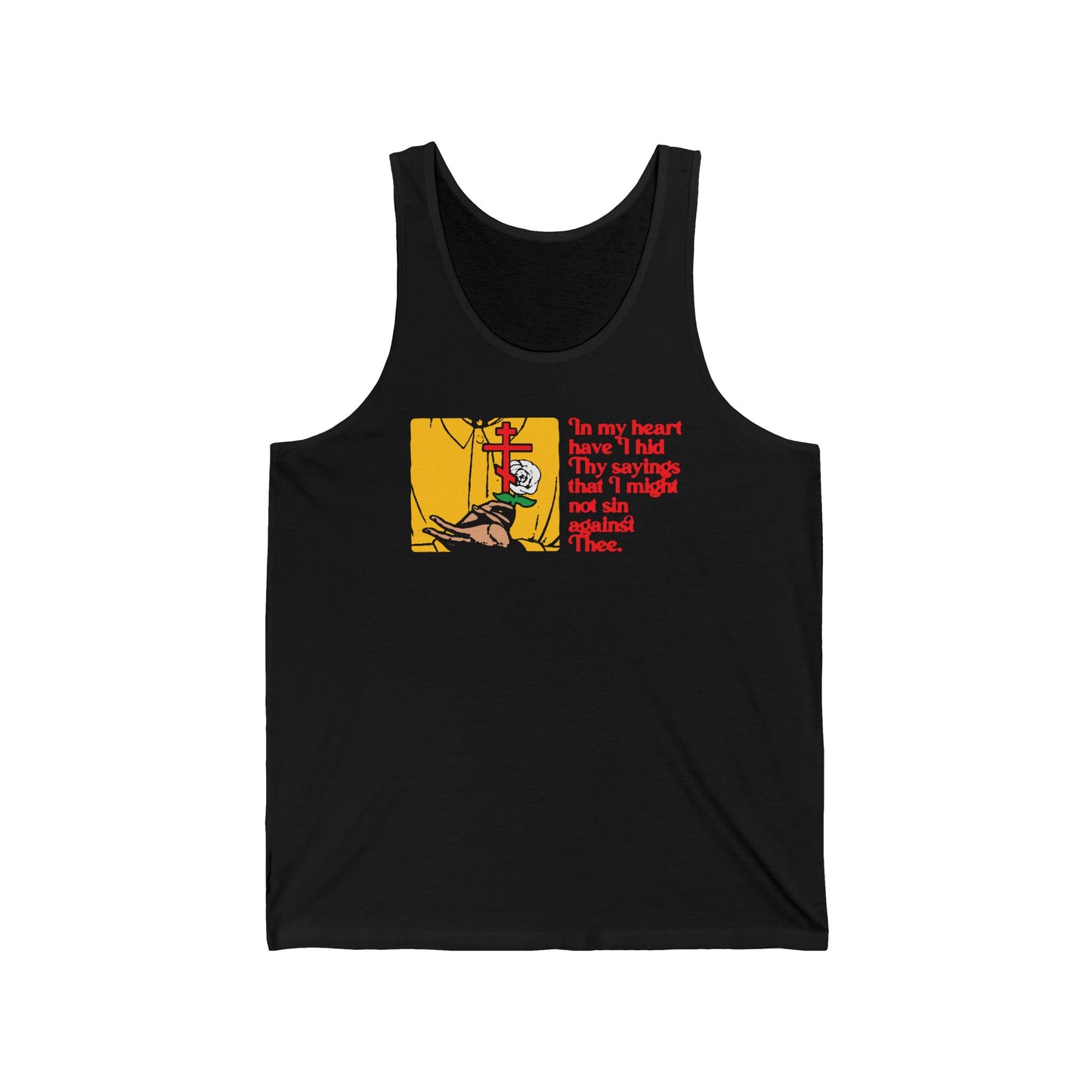 In My Heart Have I Hid Thy Sayings (Psalm 117/118) 1 | Orthodox Christian Tank Top