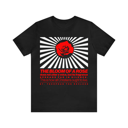 The Bloom of a Rose No. 1 | Orthodox Christian T-Shirt