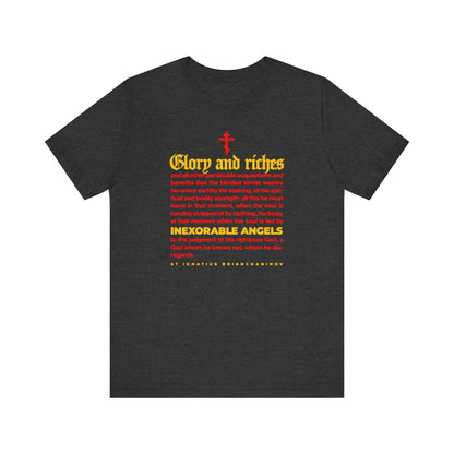 Inexorable Angels (St Ignatius Brianchaninov) No. 1 | Orthodox Christian T-Shirt