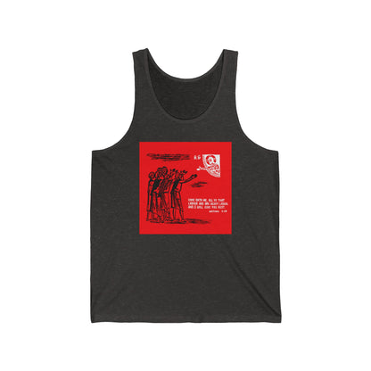 Come Unto Me, All Ye That Labour and Are Heavy Laden No.1 | Orthodox Christian Jersey Tank Top / Sleeveless Shirt