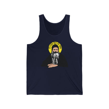 It's Later Than You Think No. 5 (Fr Seraphim Rose) | Orthodox Christian Jersey Tank Top / Sleeveless Shirt