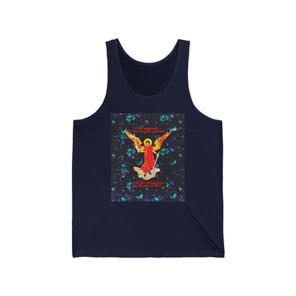 He Maketh His Angels Spirits (Psalm 103 LXX) No. 1 | Orthodox Christian Jersey Tank Top / Sleeveless Shirt