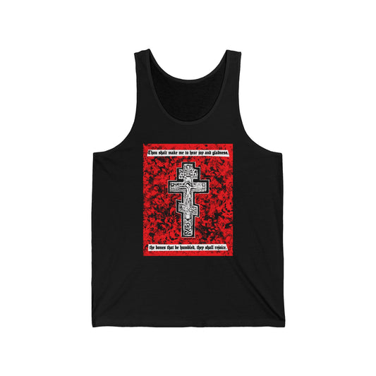 The Bones That Be Humbled (Psalm 50/51) No. 1 | Orthodox Christian Jersey Tank Top / Sleeveless Shirt