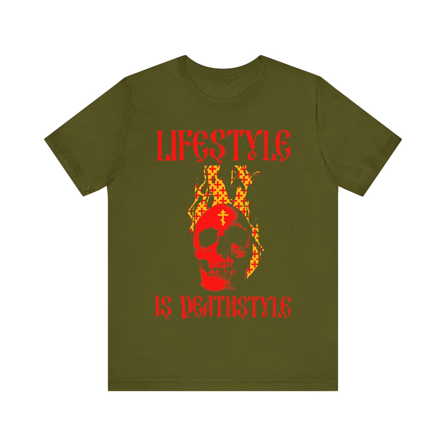 Lifestyle is Deathstyle No.1 | Orthodox Christian Cotton T-Shirt