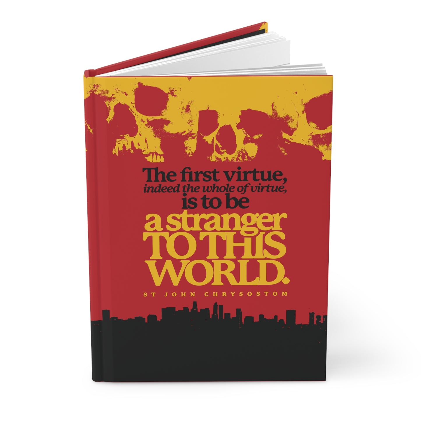 A Stranger To this World (St John Chrysostom) No. 1 | Orthodox Christian Accessory | Hardcover Journal