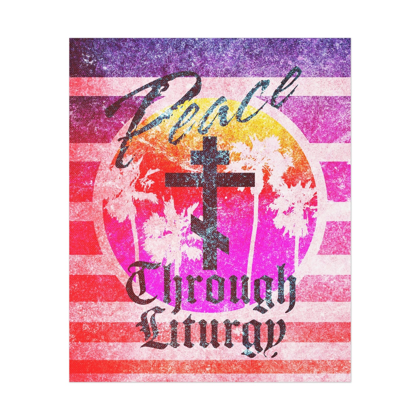 Peace Through Liturgy No. 1 | Orthodox Christian Art Poster