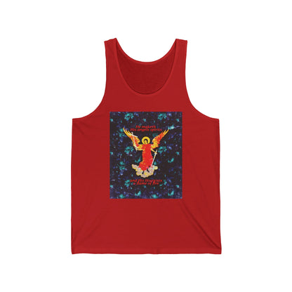 He Maketh His Angels Spirits (Psalm 103 LXX) No. 1 | Orthodox Christian Jersey Tank Top / Sleeveless Shirt