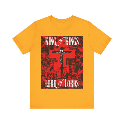King of Kings, Lord of Lords (Jesus Christ Crucifix IconoGraphic) No. 1 | Orthodox Christian T-Shirt