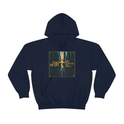 Take Heart, For I Have Overcome the World No. 1 | Orthodox Christian Hoodie / Hooded Sweatshirt