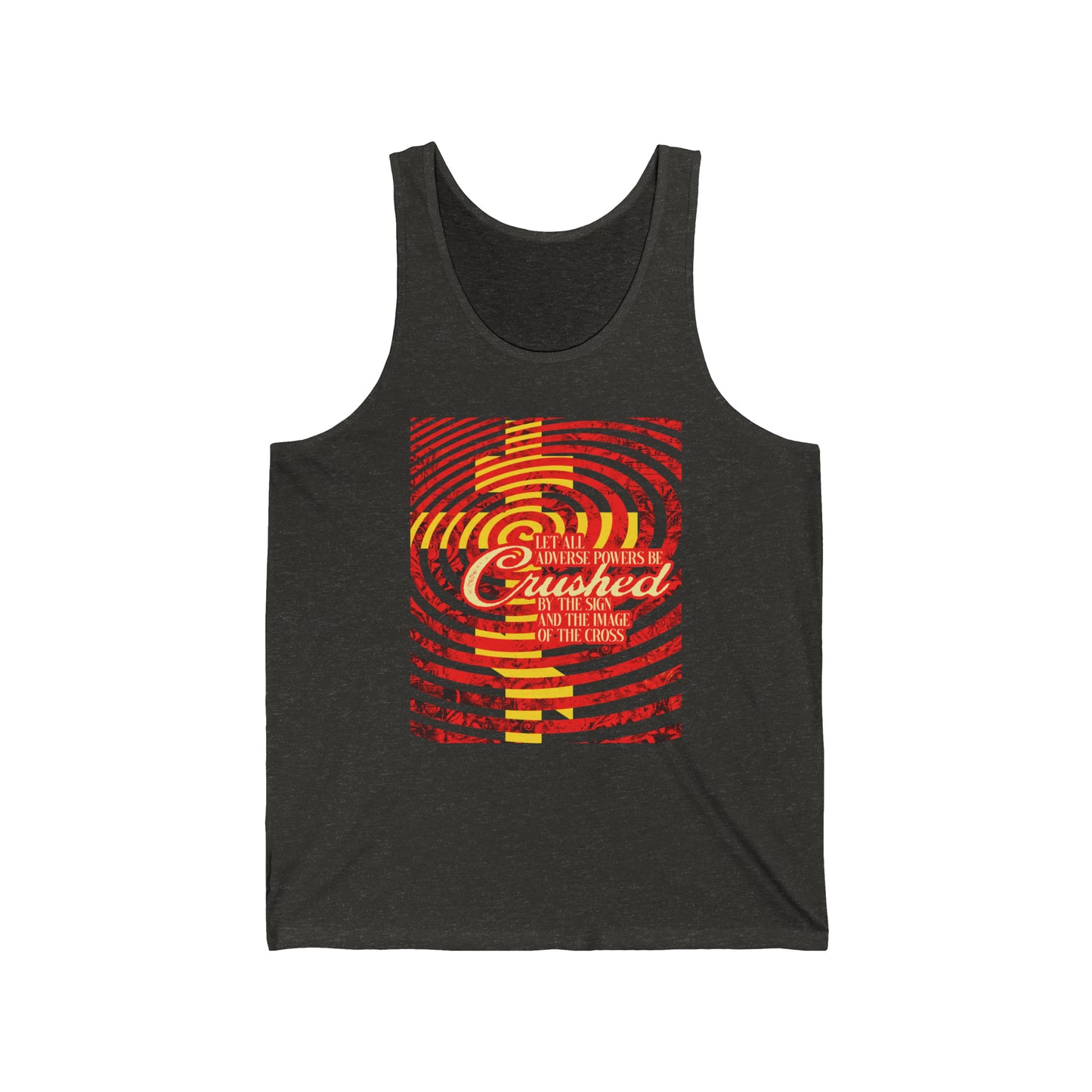 Let All Adverse Powers Be Crushed No. 2 | Orthodox Christian Jersey Tank Top / Sleeveless Shirt