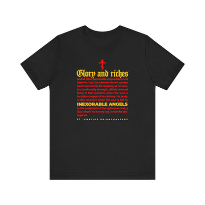 Inexorable Angels (St Ignatius Brianchaninov) No. 1 | Orthodox Christian T-Shirt