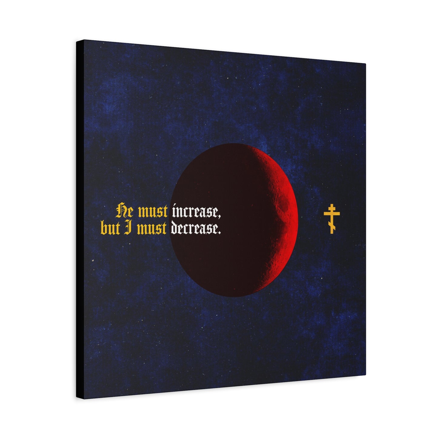 He Must Increase, and I Must Decrease No. 1 | Orthodox Christian Canvas Art