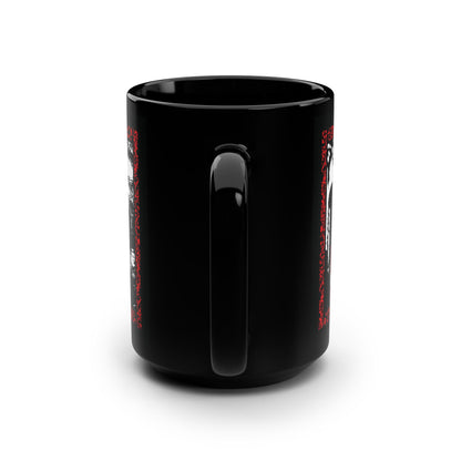 The Dead in Christ Shall Rise First | Gothic Graveyard Design | 1 Thessalonians 4:16 | Orthodox Christian Black Mug