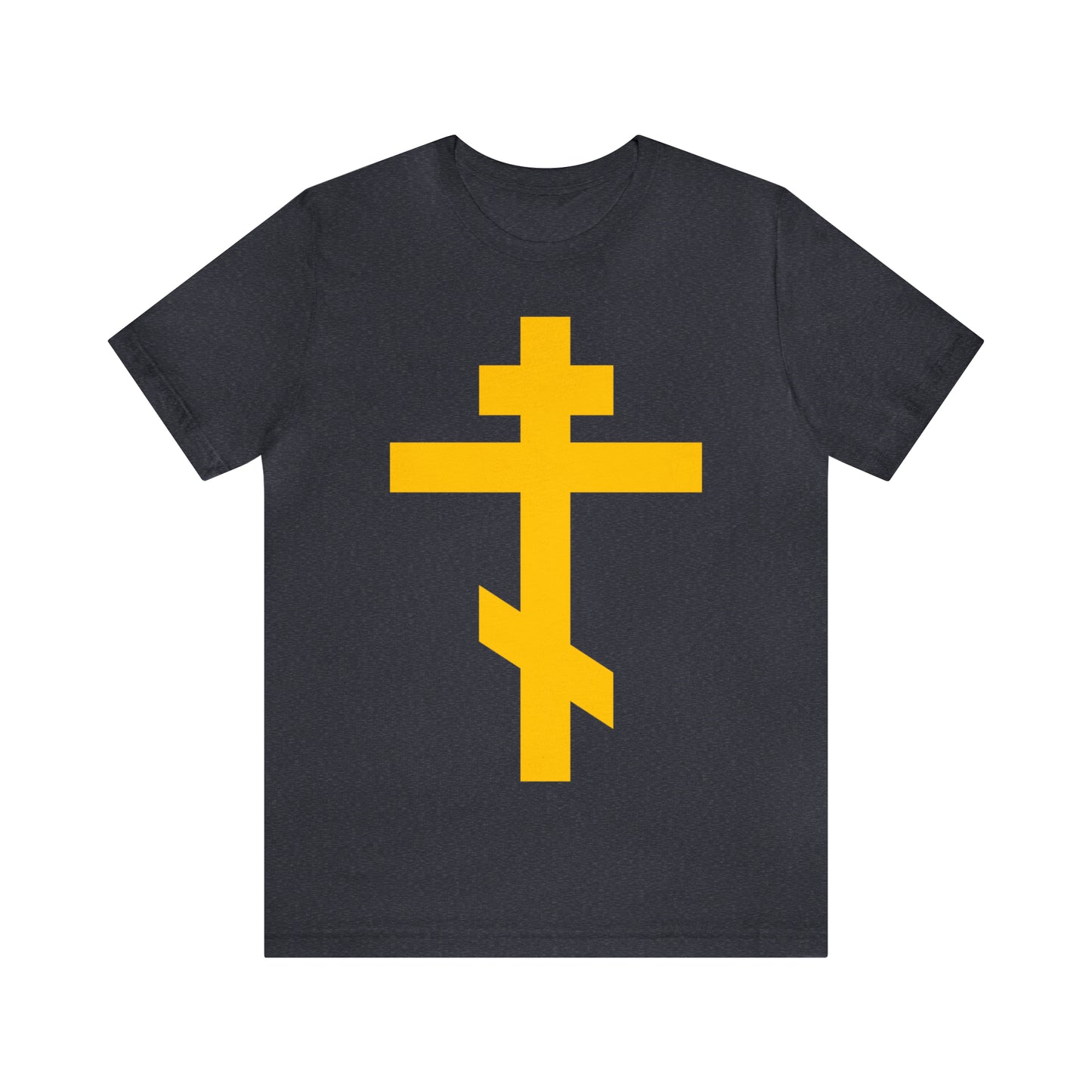 Simple Orthodox Cross (Yellow) No. 1 | Orthodox Christian T-Shirt