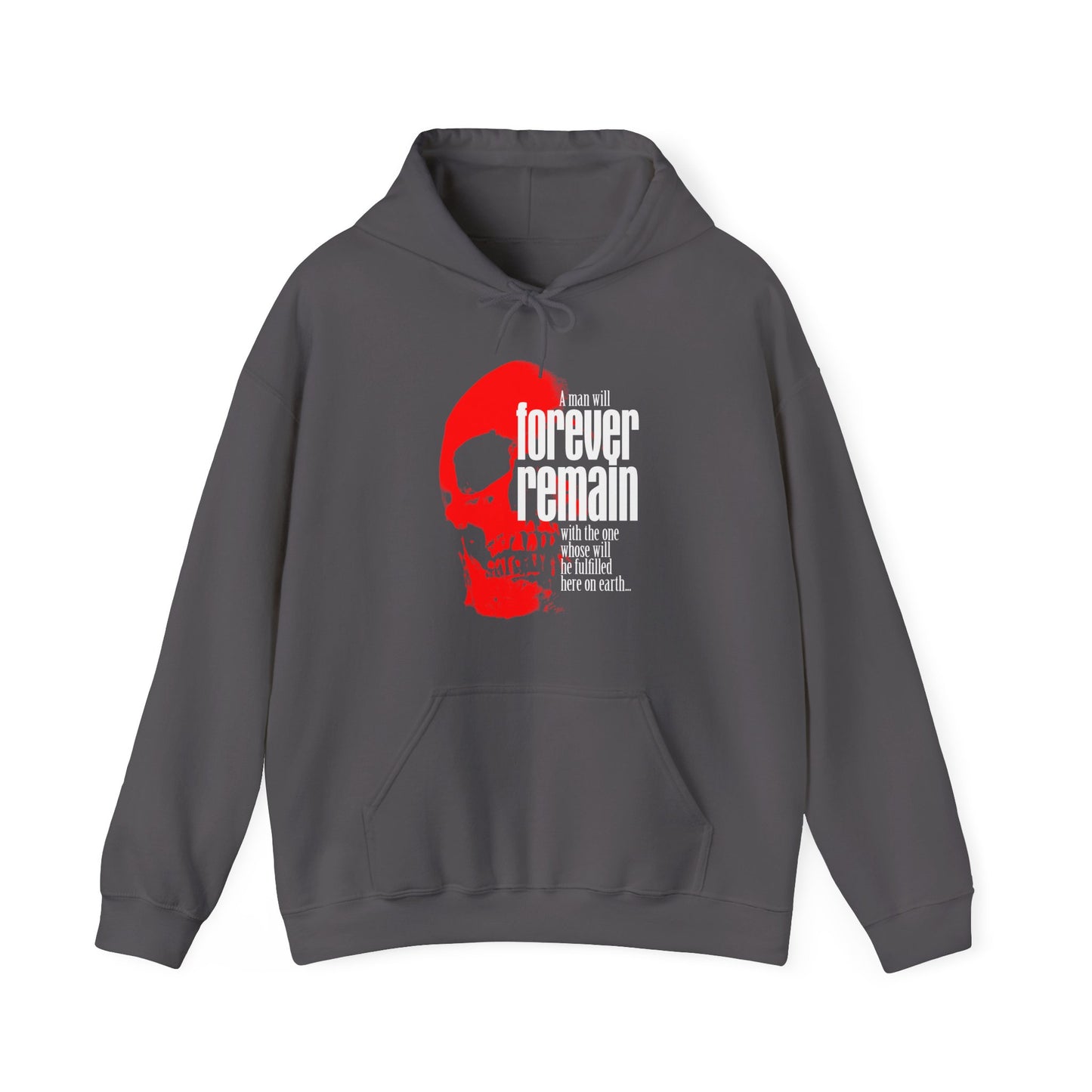 A Man Will Forever Remain with the One Whose Will He Fulfilled | Cannot Serve Two Masters | Red Skull | Orthodox Christian Hoodie