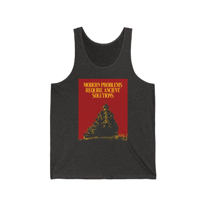 Modern Problems Require Ancient Solutions No. 1 | Orthodox Christian Jersey Tank Top / Sleeveless Shirt