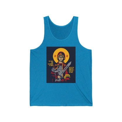 To Thee the Champion Leader No. 1 | Orthodox Christian Jersey Tank Top / Sleeveless Shirt