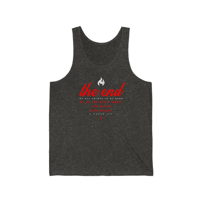 The End of All Things No. 5 | Orthodox Christian Jersey Tank Top / Sleeveless Shirt