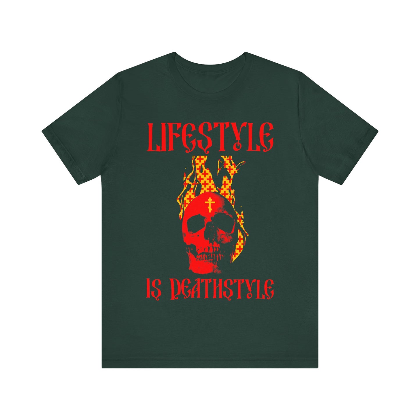 Lifestyle is Deathstyle No.1 | Orthodox Christian Cotton T-Shirt
