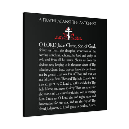 Prayer Against the Antichrist By Elder Anatoly the Younger of Optina | Christ is King | Book of Revelation | Orthodox Christian Wall Art