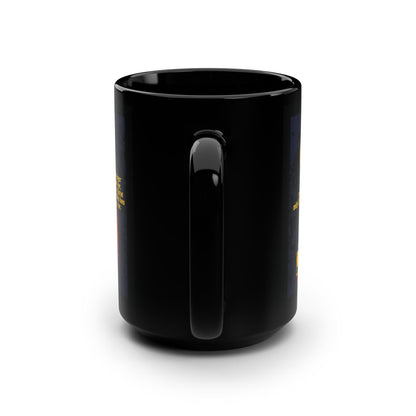 St Paul Holding Gospel Iconographic | I am crucified with Christ (Galatians 2:20) | Orthodox Christian Black Mug