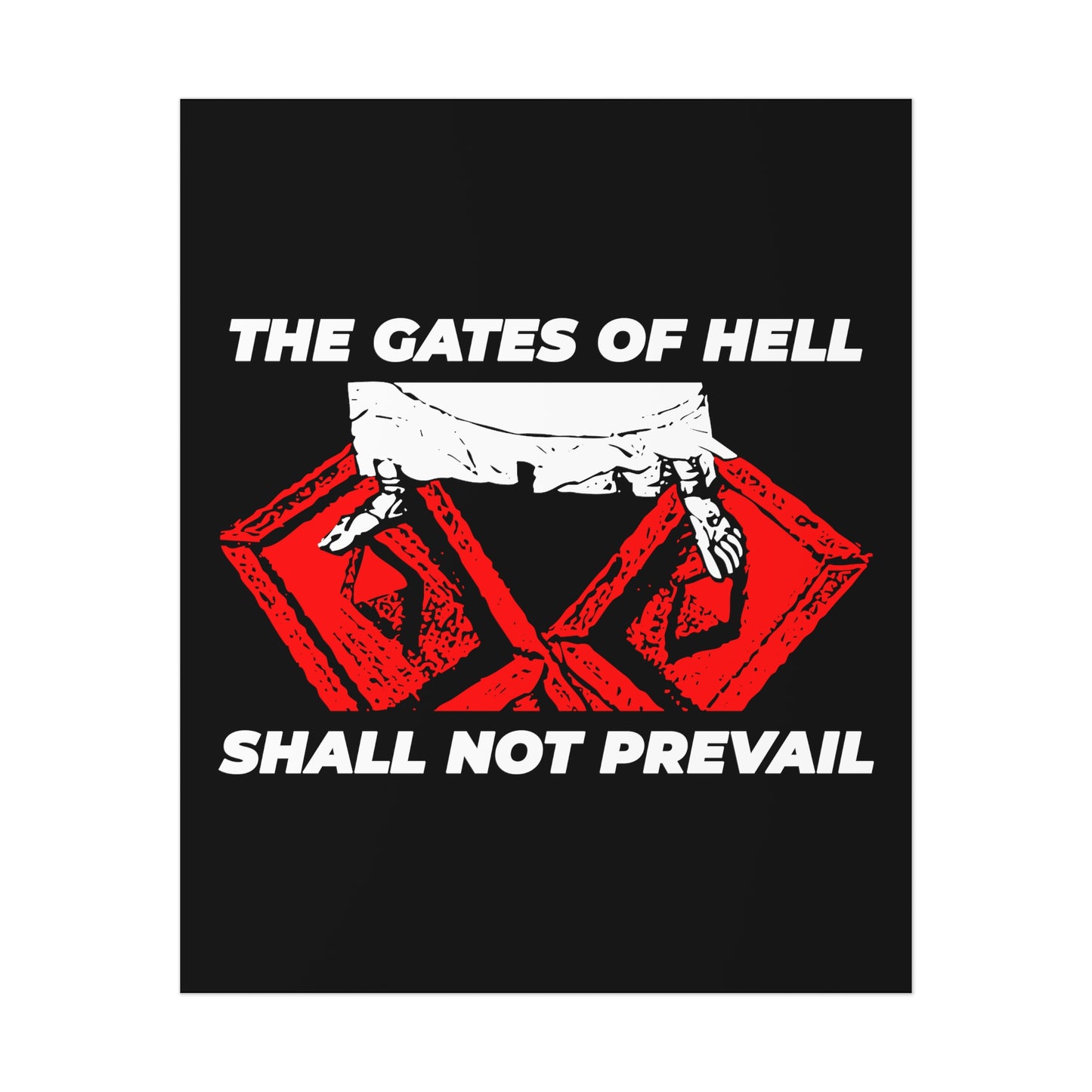 The Gates of Hell Shall Not Prevail No. 2 |  Orthodox Christian Art Poster