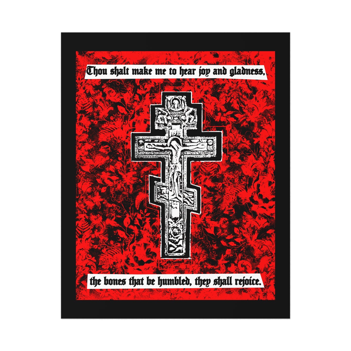 The Bones That Be Humbled (Psalm 50/51) No. 1 | Orthodox Christian Art Poster