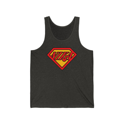 NIKA Superm@n Logo No. 1 | Orthodox Christian Jersey Tank Top / Sleeveless Shirt