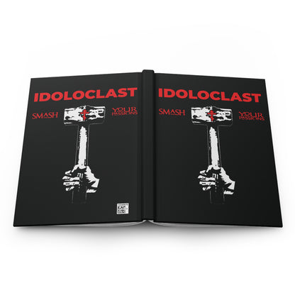 Idoloclast Idol-Smasher | Jesus Fist w/ Sledgehammer | Smash Your Passions | Orthodox Christian Accessory | Hardcover Journal