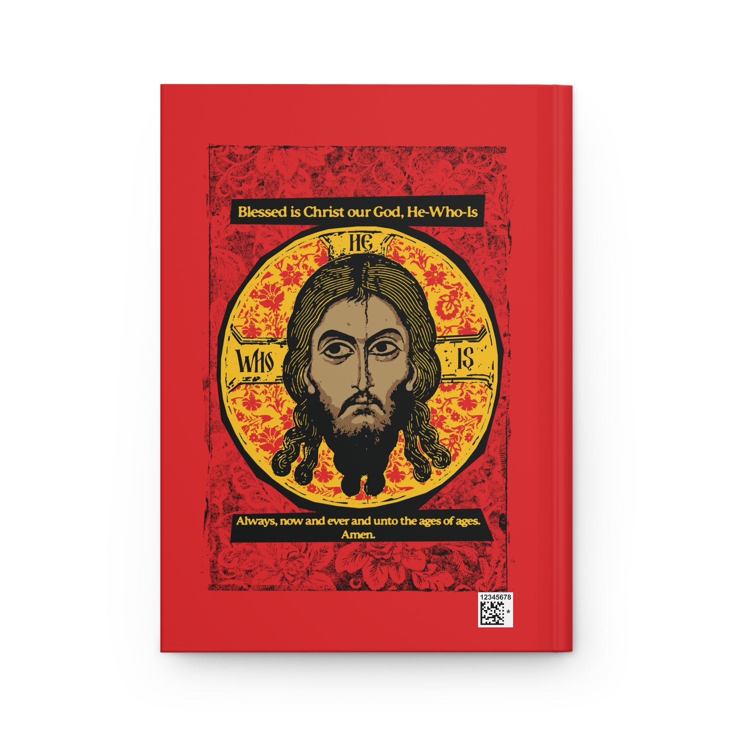 Icon Made-Without-hands (Mandylion/Image of Edessa) IconoGraphic No. 1 | Orthodox Christian Accessory | Hardcover Journal