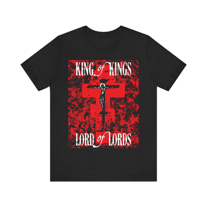 King of Kings, Lord of Lords (Jesus Christ Crucifix IconoGraphic) No. 1 | Orthodox Christian T-Shirt