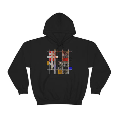 The One Who Endures - Mondrian Design No. 1 | Orthodox Christian Hoodie / Hooded Sweatshirt